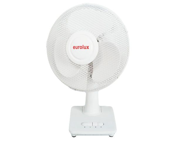 Eurolux Desk Fan - White (300mm)