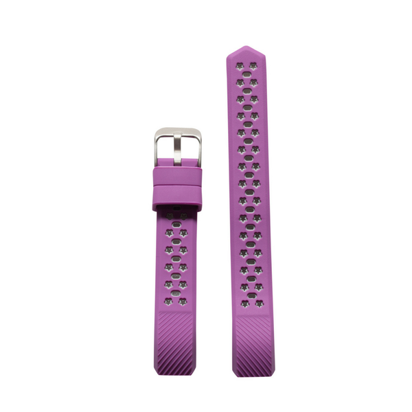 Star Silicone Band for Fitbit Alta - Purple &amp; White
