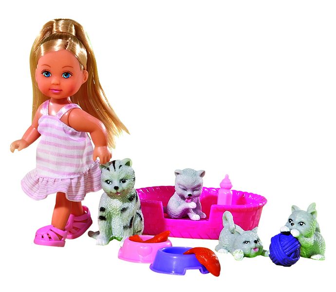 Evi Love Animal Friends &amp; 12cm Doll - Blonde