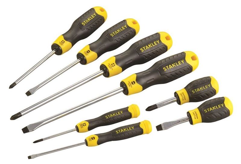 Stanley - Screwdriver Set Cushion Grip - Set of 8