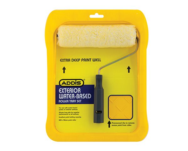 Addis Exterior Water-Based Paint Roller Tray Set