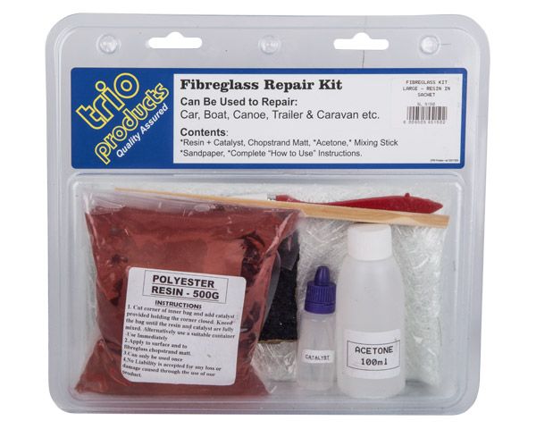 Trio Products Fibreglass Repair Kit - Large