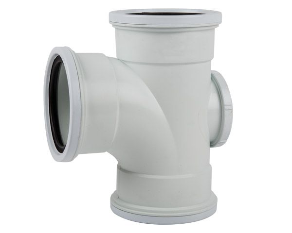 Agrinet SABS 87.5 Degree Sv lnspection Eye Waste Junction - 110mm