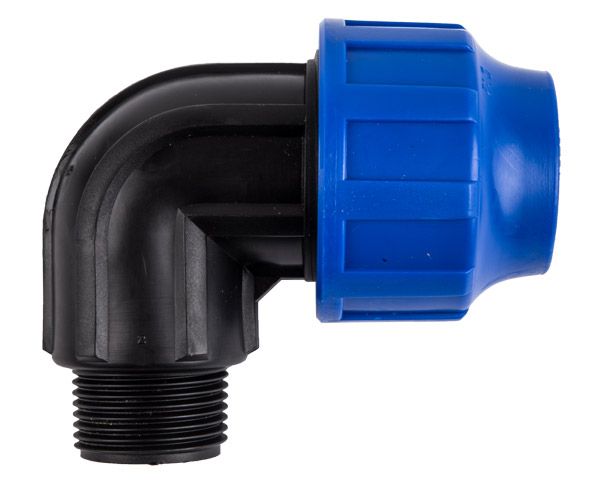 Agrinet Male Compression Elbow - 20 x 1/2 (Pack of 2)