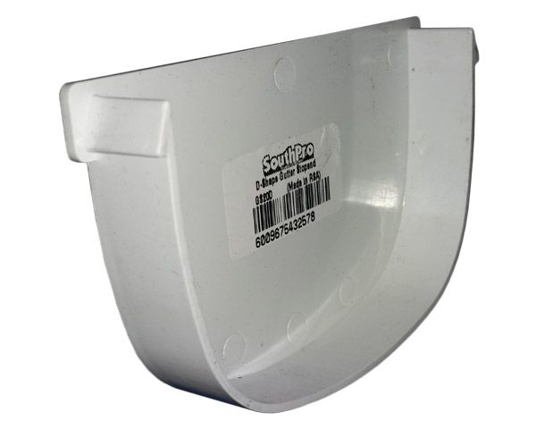 Agrinet Pvc D-Shape Gutter Stopend - Pack of 5