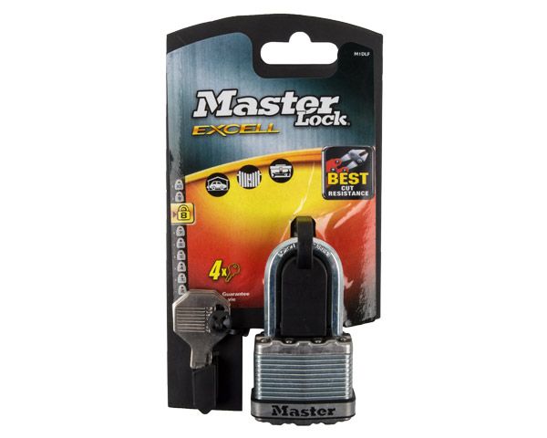 Master Lock Excell Laminated 45mm Padlock - 38mm Shackle