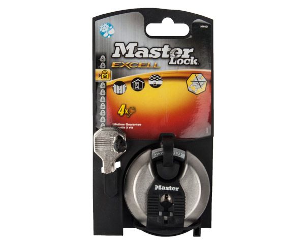 Master Lock Excell Stainless Steel Disc Padlock - 70mm