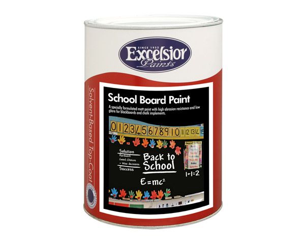 Excelsior 5L Blackboard Paint - Black
