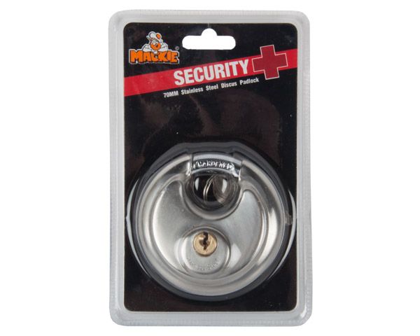 Kaufmann - Padlock - Discus - Stainless Steel - 70mm