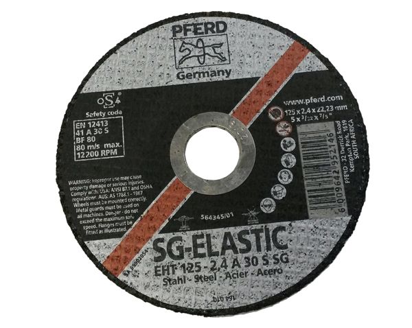 Pferd Flat Steel Cutting Wheel - 125mm SG