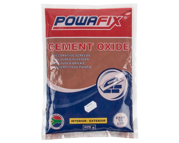 PowaFix 500g Powder Oxide - Red (Pack of 4)