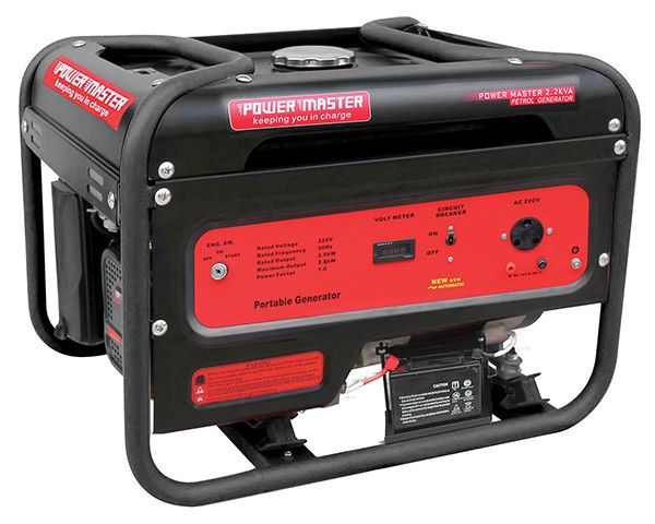 Powermaster Hand Start Petrol Genset - 2.2Kw