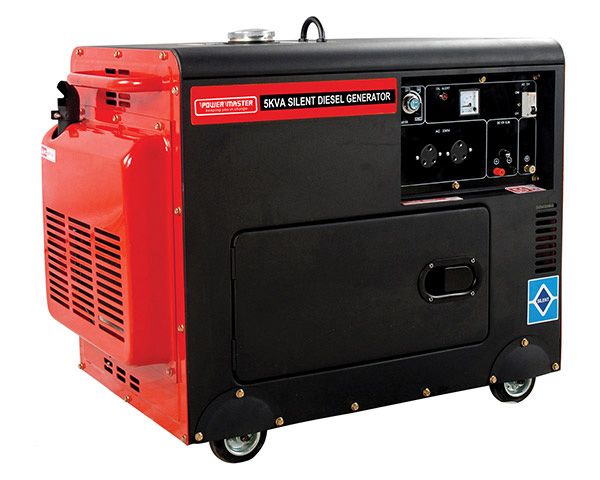 Powermaster Electric Start Canopy Diesel Genset - 5Kw