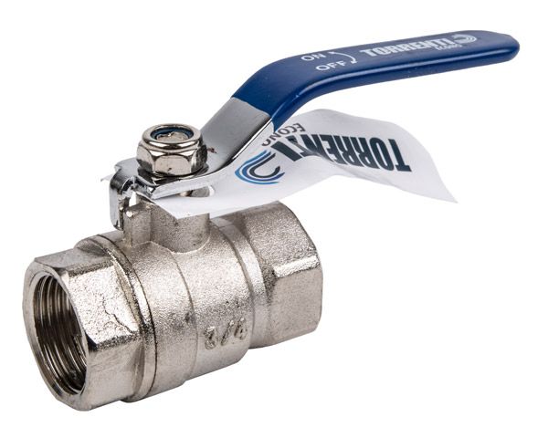 Torrenti Full 20mm Bore Econo Ball Valve - Blue