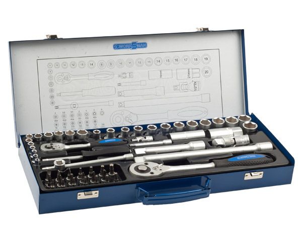 Worksman Socket &amp; Bit Set - 57 Piece