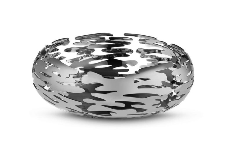 Alessi - Barknest Round Basket - Silver