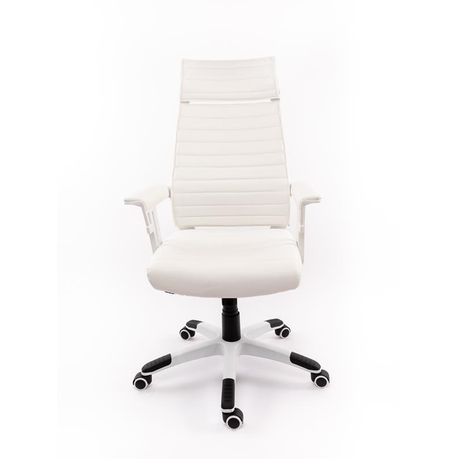 modern white desk chair