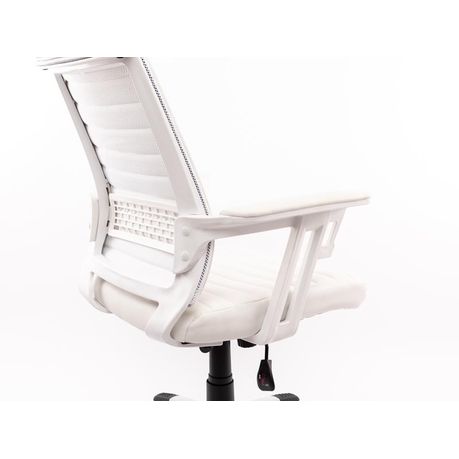 white tub desk chair