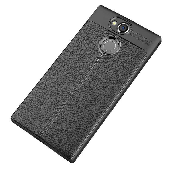 Ventilation Shockproof Rubber Case for Sony XA2 - Ultra Black