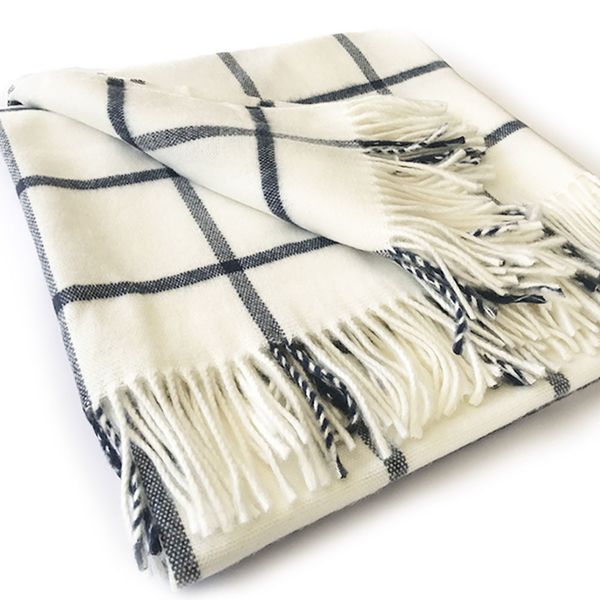 InstaLive - 8th Avenue Trellis Navy Throw