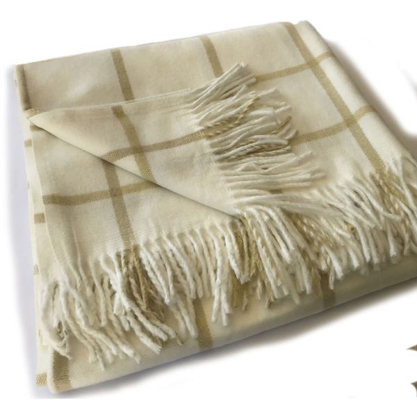InstaLive - 8th Avenue Trellis Ochre Throw
