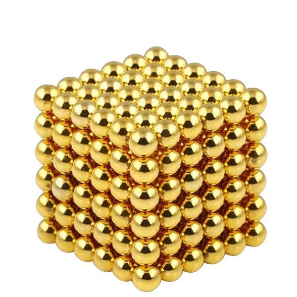 5mm Magnetic Balls - Gold (216 Pieces)