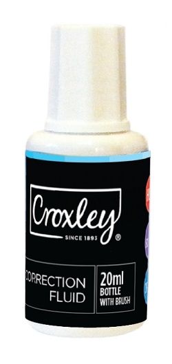 Croxley: Correction Fluid Bottle - 20ml Box of 12