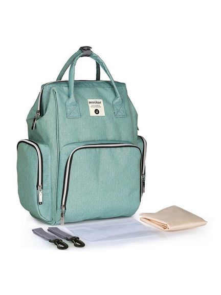 Iconix Nappy Bag Backpack with Wipe Case - Green | Buy Online in South ...