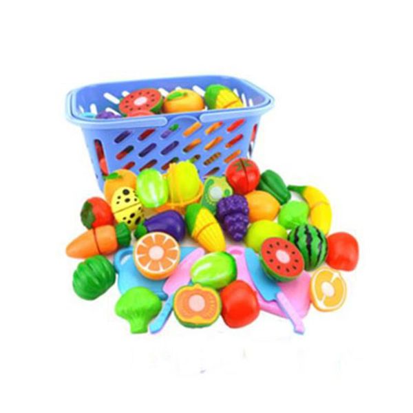 Iconix Pretend Play Fruit Cutting Toy Set - 23 Pieces