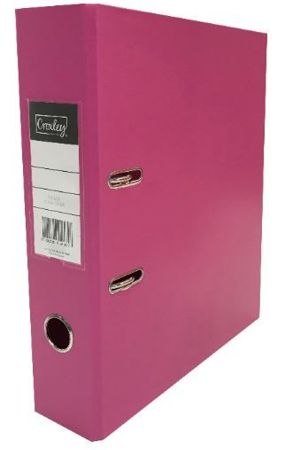 Croxley: Polyprop L/A File - 70mm - Pink