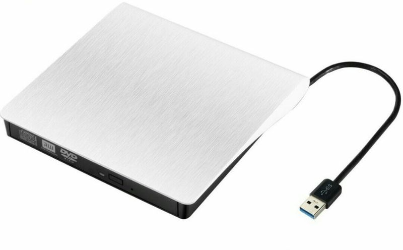 USB Slim External Portable DVD-RW Drive - USB 3.0