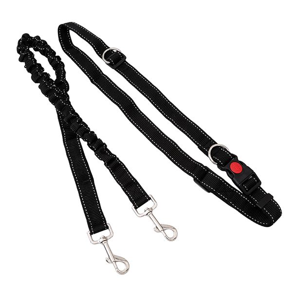 Hands Free Dog Leash for Running or Walking - Black