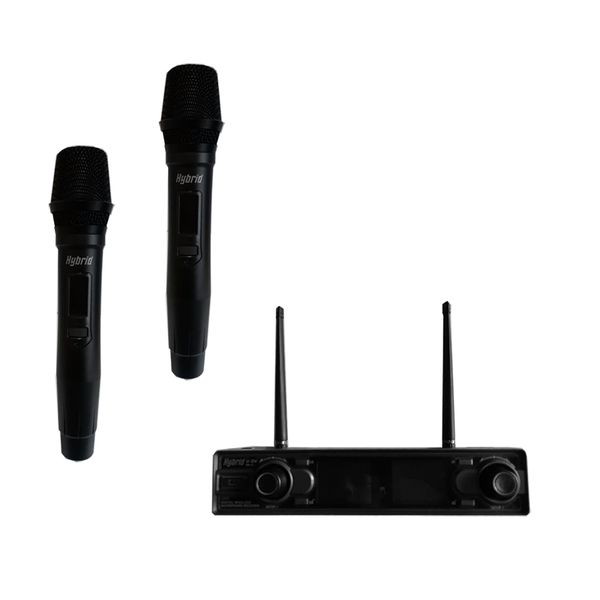 Hybrid U-DV MK3 Dual Handheld Wireless Microphone