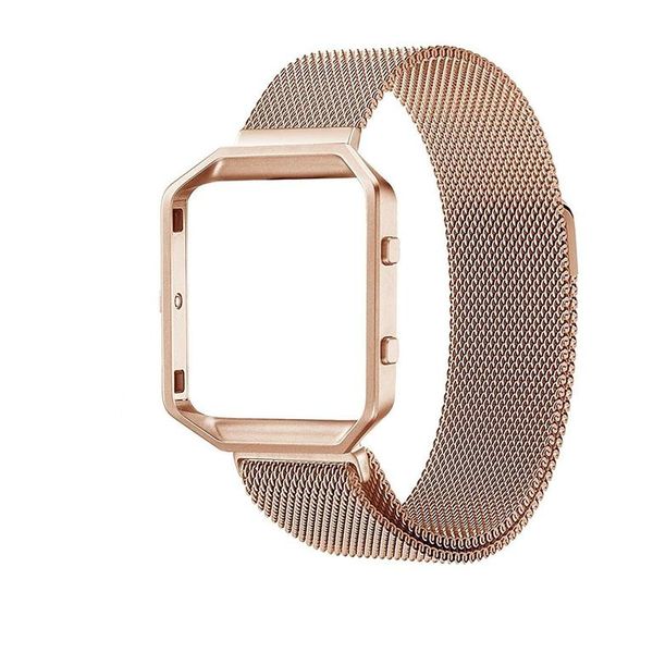Milanese Band &amp; Frame for Fitbit Blaze - Rose Gold (M-L)