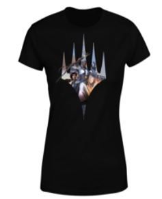 Magic The Gathering: Key Art With Logo Ladies T-Shirt XX-Large (Parallel Import)