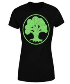 Magic The Gathering: Mana Green Ladies T-Shirt - XX-Large (Parallel Import)