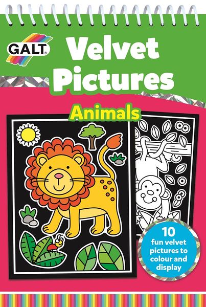 Galt Toys Velvet A5 Pictures - Animals