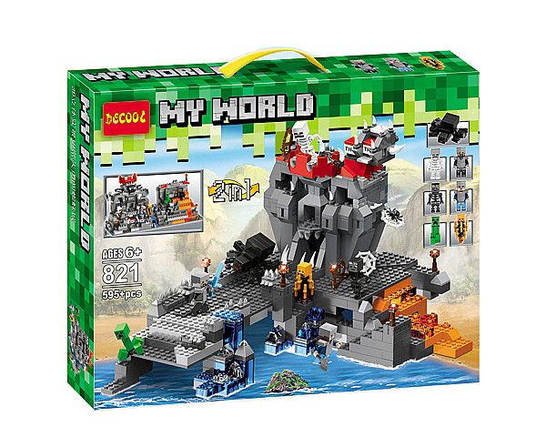 Decool 821 My World 2-in-1 Building Set - Spider Castle