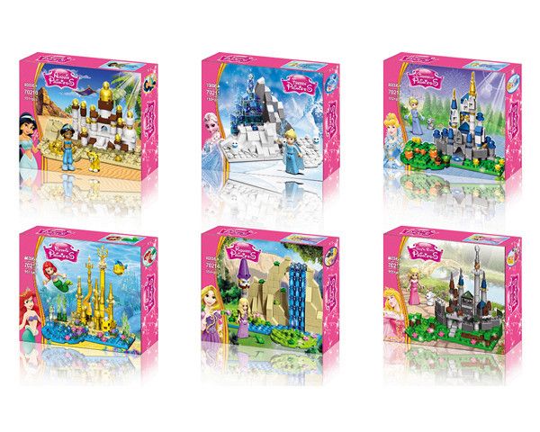 Decool 70210-70215 Girl's Series Figurines - Set of 6