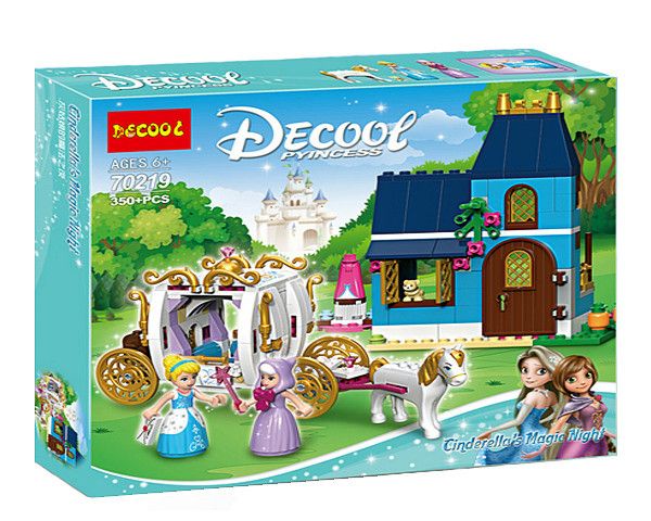 Decool 70219 Cinderella's Magic Night Building Set