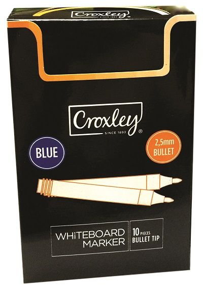 Croxley: Whiteboard Marker - Blue - Box of 10