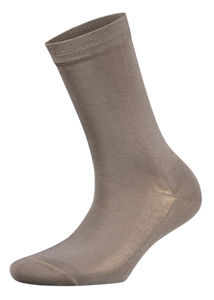 Falke Ladies Mercerised Cotton Socks - Mink