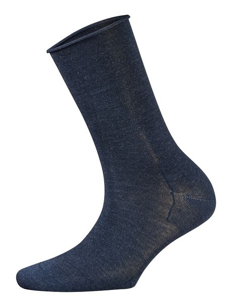 Falke Ladies Active Breeze Anklet Socks - Navy Blue Melange (Size: 4-7)