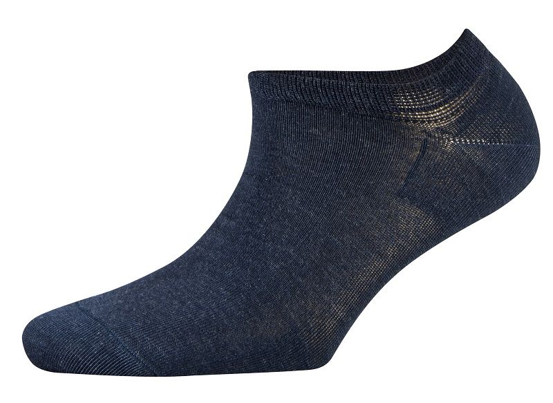 Falke Ladies Active Breeze Sneaker Socks - Navy Blue Melange (Size: 4-7)
