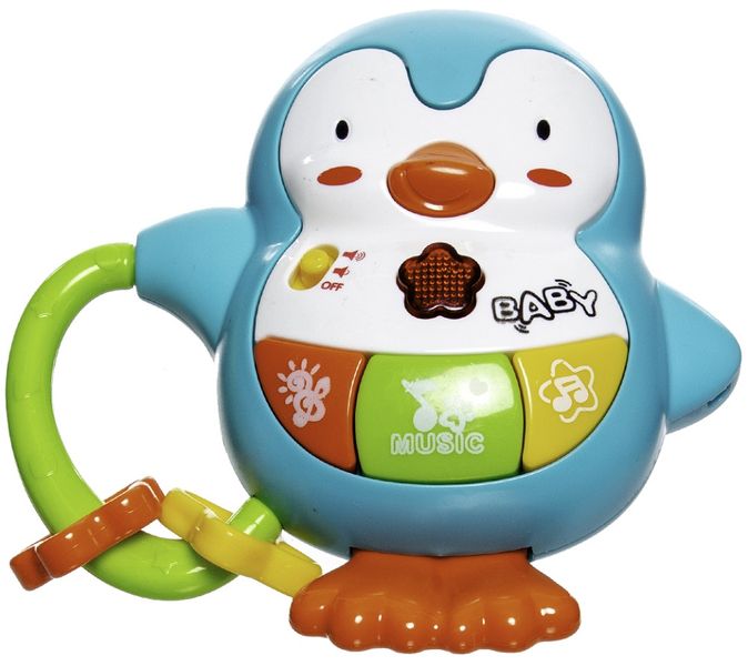 Nipper Penguin Music Rattle