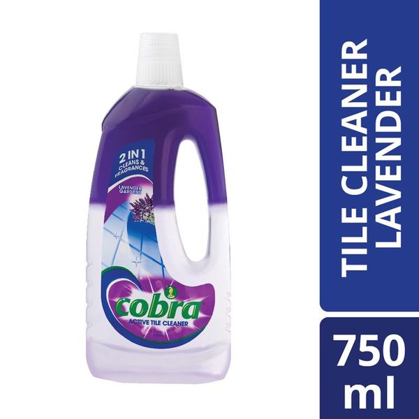 Cobra Active Tile Cleaner Gardens Of Lavender - 750ml