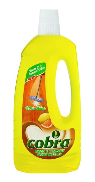 Cobra 750ml, Wood &amp; Laminate Floor Cleaner, Citrus Shine