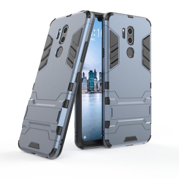 2-in-1 Hybrid Shockproof Case for LG G7 Navy
