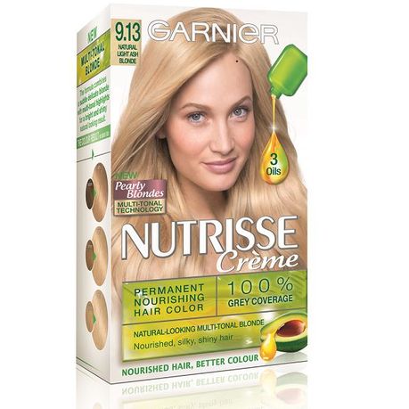 Garnier Nutrisse Creme Natural Light Ash Blonde Colour 9 13