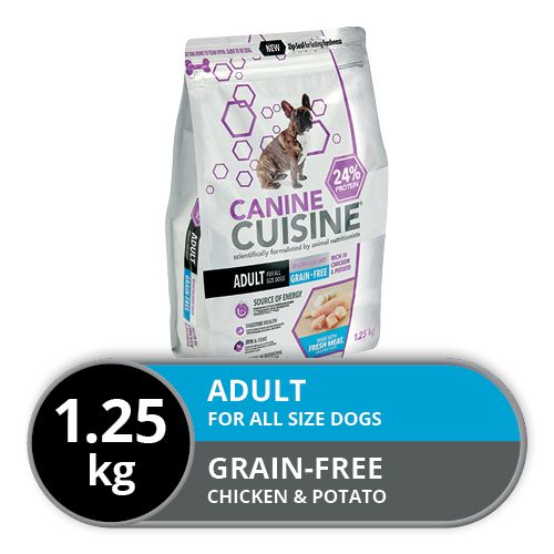 Canine Cuisine - Adult Grain Free Chicken &amp; Potato - 1.25kg